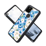 New For Google Pixel 5A Case Blue White Flowers Design Cell P