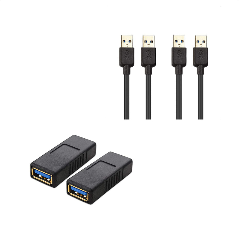 Cable Matters 2 Pack Usb 3 0 Cable Usb To Usb Cable Male To Male In