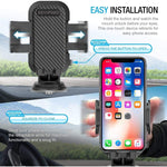 Universal Car Cell Phone Mount Cradles Extendable Holder Sucker Arm For 3 5 6 Inches Phone Pad