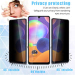 Anbzsign 2 Pack Privacy Screen Protector For Samsung Galaxy A32 5G 6 5 Inch Not Fit Galalxy A32 4G 6 4 Inch Full Coverage Anti Spy 9H Hardness Tempered Glass