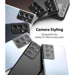 Ringke Camera Styling Compatible With Samsung Galaxy S21 Ultra Camera Lens Protector Black