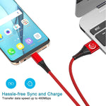 Usb C Cable Fast Charging 3A Fast Charger Cable 6Ft 6Pack Type C Phone Charger Cord Compatible With Samsung Galaxy S21 A01 A02S A10E A11 A12 A20 A32 A42 A52 Note 20 Lg Stylo 6 K51 Moto Z4 G7 Power