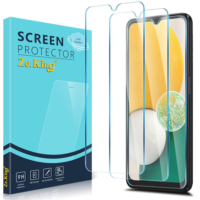 3 Pack Zeking Designed For Samsung Galaxy A13 5G Tempered Glass Screen Protector 9H Hardness Hd Clarity Case Friendly Anti Scratch Bubble Free