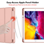 New Ipad 9 7 Case 2018 2017 Model 6Th 5Th Generation Smart Cover With Pencil Holder And Soft Baby Skin Silicone Back And Full Body Protection Auto Wa
