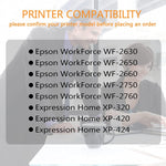Ink Cartridge Replacement For Epson 220 Xl 220Xl Black 220 220Xl For Wf 2760 Wf 2750 Wf 2660 Wf 2650 Wf 2630 Xp 424 Xp 420 Xp 320 Printer 3 Packs