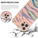 Yueyoer Pink Leopard Laser Clear Phone Case For Iphone 13 Pro Max Cute Slim Thin Cases With Full Lens Protection Soft Silicone Border Shockproof Protective Cover For Apple Iphone 13 Pro Max 6 7 Inch