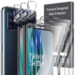 6 Pack Lk 3 Pack Screen Protector 3 Pack Camera Lens Protector Compatible With Oneplus Nord N10 Tempered Glass Hd Ultra Thin Alignment Frame Easy Installation Case Friendly Anti Scratch