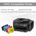 Ink Cartridge Replacement For Epson 212 Xl 212Xl T212 T212Xl 4 Pack Use With Workforce Wf 2850 Wf 2830 Expression Home Xp 4100 Xp 4105 Printer Black Cyan Magen
