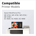 Ink Cartridge Replacement For Epson 802Xl 802 T802Xl Use With Epson Workforce Pro Wf 4730 Wf 4720 Wf 4734 Wf 4740 Ec 4040 Ec 4020 Cyan Magenta Yel
