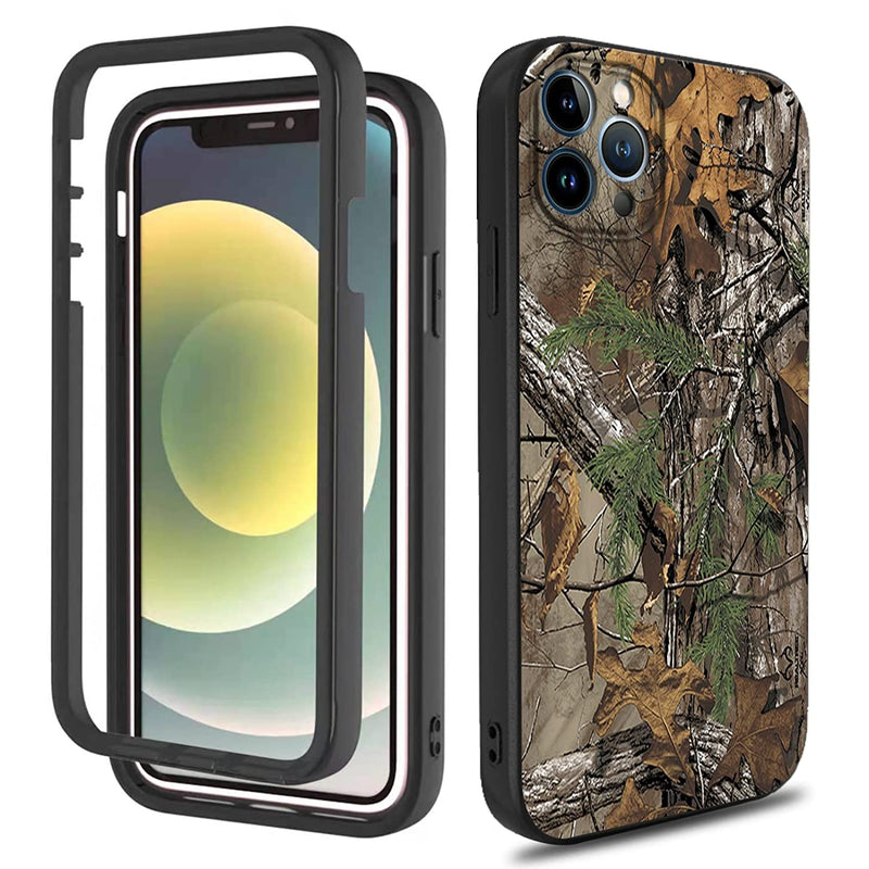 Designed For Iphone 13 Pro Max Case Retro Camo Forest Dual Layer Rugged Bumper Shockproof Phone Cover For Women Cool Full Body Protective Case For Iphone 13 Pro Max 2021 6 7Green Camouflage Camo
