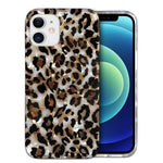 J West Case Compatible With Iphone 12 12 Pro 6 1 Inch Luxury Sparkle Translucent Clear Leopard Cheetah Print Pearly Design Soft Silicone Slim Tpu Protective Phone Case Cover For Girls Women Bling