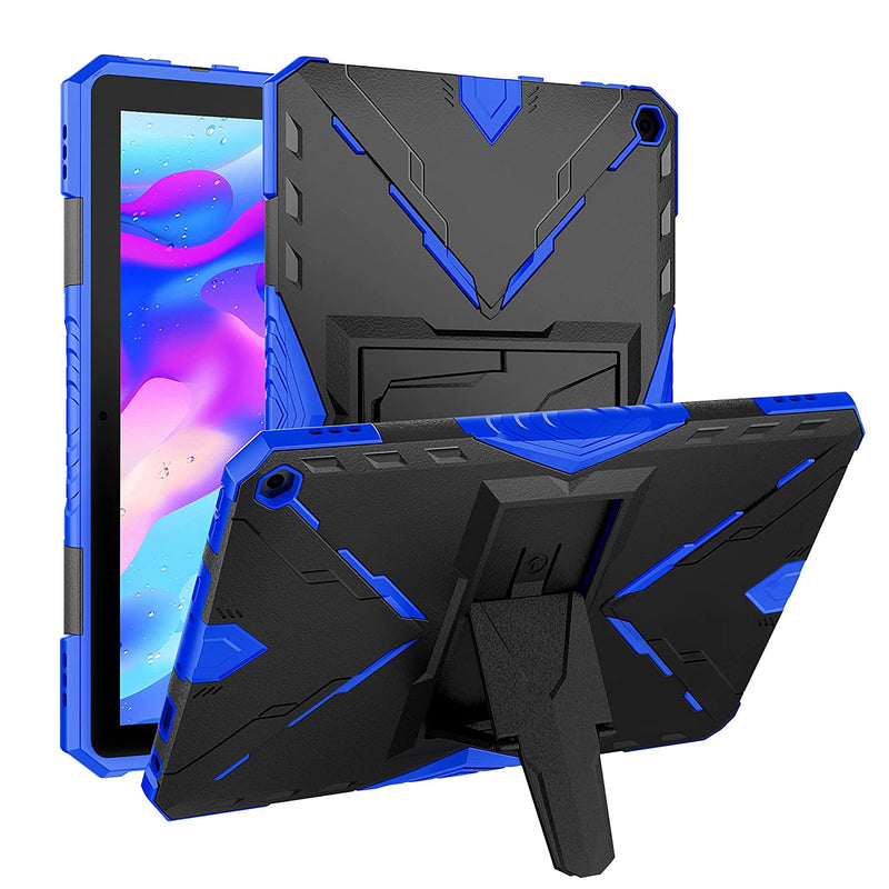 New For Kindle Fire Hd 10 Case Hd 10 Plus Case 2021 Released 11Th Generation Kickstand Heavy Duty Cover Blue