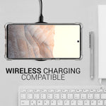Coveron Designed For Google Pixel 6 Pro Case Slim Flexible Tpu Clear Phone Cover Purple Flower