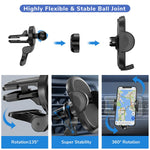 Cafele Car Phone Holder Mount For Dashboard Windshield Air Vent With Strong Suction Cup Universal Cell Phone Car Holder Stand For All Iphones Samsung Moto Huawei Nokia Lg Smartphones