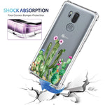 LG G7 ThinQ Bumper Protective Floral Cell Phone Back Cover