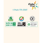 1 Pack Colorprint Compatible Tn 336 Tn336 Yellow Toner Cartridge Tn 336Y Tn336Y Replacement For Mfc L8850Cdw Hl L8350Cdw Hl L8350Cdwt Mfc L8600Cdw Hl L8250Cdn P