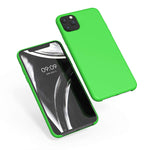 Kwmobile Tpu Silicone Case Compatible With Apple Iphone 11 Pro Max Case Slim Phone Cover With Soft Finish Lime Green