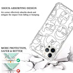 Face Line Art Case For Iphone 13 Pro Aesthetic Minimalist Abstract Case For Iphone 13 Pro For Women Men Unique Trendy Design Tpu Bumper Protective Cover Case