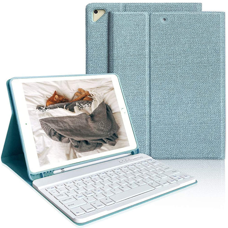 New Ipad Keyboard Case 9 7 For Ipad 6Th Generation2018 Ipad 5Th Generation2017 Ipad Air 2 Ipad Air Ipad Pro 9 7 Inch Keyboard Case Detachable Blu