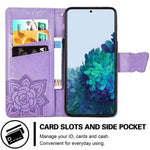New Galaxy S21 Ultra Wallet Case For Women Magnetic Leather Case 3D Butte