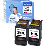 Ink Cartridge Replacement For Canon 240 240Xl 241 241Xl Pg 240Xl Cl 241Xl Use With Pixma Mg3620 Mg3520 Mg2120 Ts5120 Printer1 Black 1 Tri Color 2 Pack