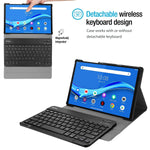 New Procase Keyboard Case For Lenovo Tab K10 2021 Lenovo Tab M10 Fhd Plus 2020 2Nd Gen 10 3 Inch Slim Lightweight Smart Cover With Magnetically Detacha