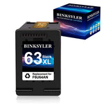 63 Xl Black Ink Cartridge Replacement For Hp 63 63Xl To Use In Envy 4520 3634 Officejet 3830 5252 4650 5258 4655 5255 Deskjet 3636 3630 1112 3637 Printer 1 Black