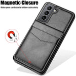 Lakibeibi Samsung Galaxy S22 Plus Case Dual Layer Lightweight Premium Leather Galaxy S22 Plus Wallet Case With Card Holders Flip Case Protective Cover For Samsung Galaxy S22 Plus 5G 2022 Black