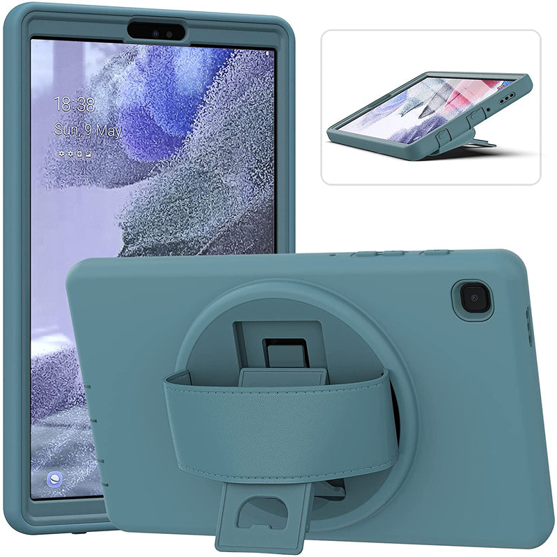 New Galaxy Tab A7 Lite Case 2021 Samsung Galaxy Tab A7 Lite 8 7 Inch Case With Screen Protector Hand Strap Kickstand Shockproof Protective Case For Sm T