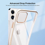 Urarssa Case Compatible With Iphone 13 Pro Max Case Crystal Clear Transparent Design Back Bumper Shockproof Slim Fit Soft Tpu Silicone Protective Phone Case Cover For Iphone 13 Pro Max White