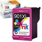 Ink Cartridge Replacement For Hp 901 Xl 901Xl Tricolor For Officejet J4680 J4580 J4500 J4524 J4540 J4550 J4585 J4660 J4860 J4680C Printercolor 1 Pack