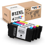 812Xl Ink Cartridge Replacement For Epson 812Xl 812 T812Xl T812 To Use With Epson Workforce Pro Wf 7820 Wf 7840 Ec C7000 Printer 4 Pack T812Xl120 T812Xl220 T812
