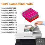 Compatible 251Xl Ink Cartridge Replacement For Canon Cli251 Cli 251 251 Xl 5 Magenta Use With Pixma Mx922 Mg7520 Mg5520 Mg5420 Mg7120 Mg6320 Mg6620 Ix6820 Ip8