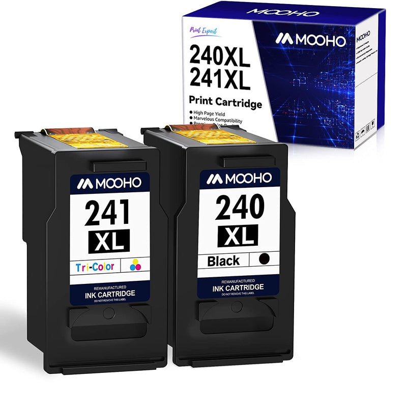 Ink Cartridge Replacement For Canon Pg 240Xl Cl 241Xl 240 241 Xl Combo Pack For Mg3620 Mg3600 Mg2522 Ts5120 Ts5100 Mx472 Mx452 Mx512 Mg3222 Printer Ink 1 Black