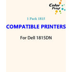 1 Pack Colorprint Compatible Toner Cartridge Replacement For Dell 1815Dn 1815 Work With 310 7943 Nf485 0Pf658 Rf223 Pf656 310 7945 Printer Black 5 000 Pages