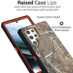 Coveron Rugged Designed For Samsung Galaxy S22 Ultra Case Heavy Duty Military Grade Phone Cover Camo