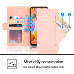 Fengxinzi Compatible With Google Pixel 4A 4G Wallet Case With Card Holder Stand Credit Card Slots Anti Scratch Shockproof Protective Premium Pu Leather Kickstand Magnetic Pixel4Acase Mens Rose Gold