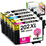 Ink Cartridge Replacement For Epson 202 Xl 202Xl T202Xl For Expression Home Xp 5100 Workforce Wf 2860 Printer 2 Black 1 Cyan 1 Magenta 1 Yellow 5 Pack