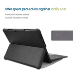 New Procase Surface Pro X Case Ultra Slim Light Smart Cover Stand Hard Shell For Microsoft Surface Pro X 13 2019 Release Compatible With Surface Pro X