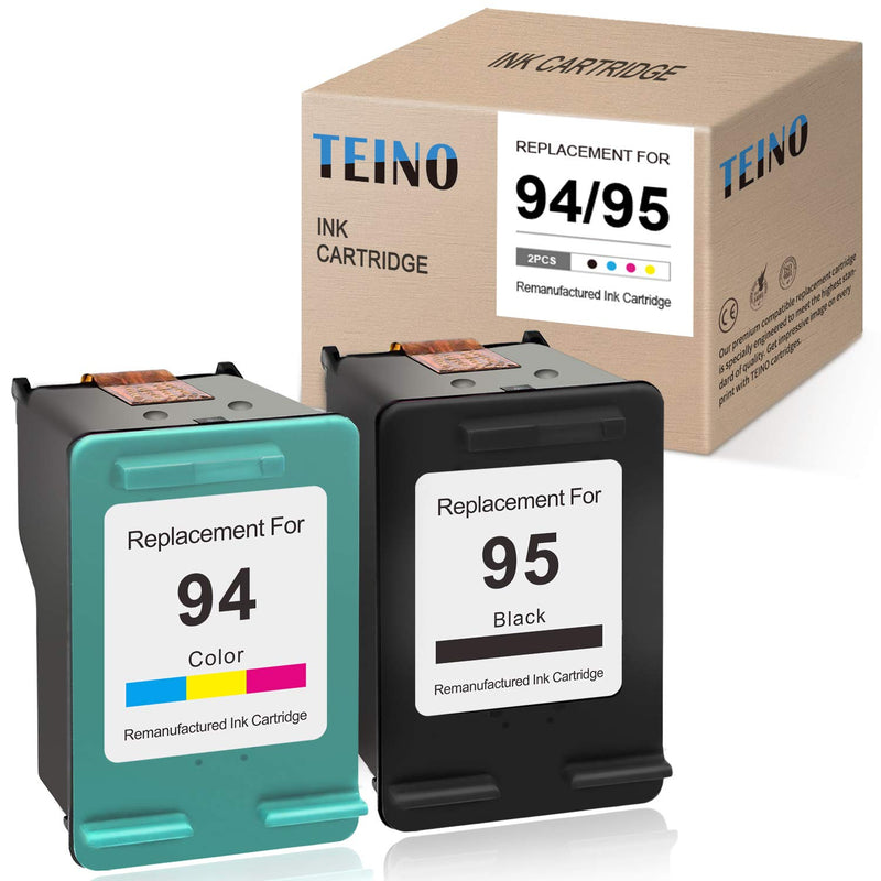 Ink Cartridge Replacement For Hp 94 95 Use With Hp Officejet 100 H470 7310 7410 150 7210 Photosmart 8150 8450 2710 Deskjet 460 6540 9800 Psc 2355 Black Tri Co