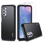 J D Case Compatible For Samsung Galaxy A32 5G Galaxy M32 5G Case Heavy Duty Hybrid Rugged Case With 2 Pack Glass Screen Protector Protective Cover For Galaxy A32 5G Case Not For Galaxy A32 4G 1