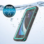 Temdan For Iphone Se 2022 Case Waterproof Iphone Se 2020 Case Iphone 7 8 Case Clear Sound Quality Built In Screen Protector Heavy Duty Shockproof Ip68 Waterproof Case For Iphone Se 8 7 4 7 Teal