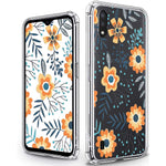 Case For Samsung Galaxy A01 Wirh Stylish Flowers Floral Design Shockproof Scratch Resistant Soft Flexible Tpu Phone Cover Case For Samsung Galaxy A01 Flower A03