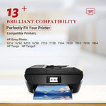 Ink Cartridge Replacement For Hp 64 Xl 64Xl For Hp Envy Photo 7858 7155 6255 7855 7800 6400 6252 7120 6232 7158 7164 Envy 5542 Printer Ink 1 Black 1 Tri Color