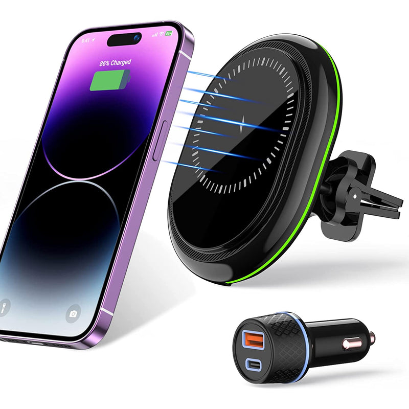 Magnetic Wireless Car Mount Charger Air Vent Holder