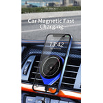Magnetic Car Wireless Charger With Air Vent Mount 15W Qi Charge Phone Holder Compatible With Mag Safe Car Charging Compatible With Iphone 13 13 Pro 13 Mini 13 Pro Max 12 12 Pro 12 Mini 12 Pro Max