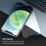 Tozo Compatible With Iphone 12 Pro 6 1 Inch Screen Protector 3 Packs And 2 Packs Camera Lens Protector Premium Tempered Glass 9H Hardness 2 5D Film Case Friendly Easy Install Not For Iphone 12