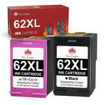 Ink Cartridge Replacement For Hp 62Xl 62 Xl With Envy 5540 5660 5640 7644 7640 7645 5545 Officejet 5740 5741 5780 Officejet 200 250 Series Printers 1 Black 1