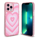 Ook Soft Case For Iphone 13 Pro Max All Round Shock Absorption Protection Flexible Tpu Cover With Heart Design Anti Scratch Slim Iphone 13 Pro Max Case For Women Girls Pink