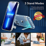 Esr Metal Kickstand Case Compatible With Iphone 13 Pro Case Patented Two Way Stand Reinforced Drop Protection Slim Flexible Back Cover Clear